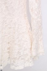 画像5: axes femme / 総レースペプラムカーディガン  オフ S-26-10-31-023-AX-TO-AS-ZS (5)