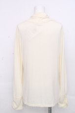 画像2: axes femme / バラモチーフ付きタートル  アイボリー S-26-10-31-025-AX-TO-HR-ZS (2)