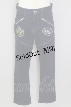 画像1: 【SALE】Karl Helmut / ワッペン付きオーガニックコットンパンツ T-23-10-05-016-EL-PA-HD-ZT246