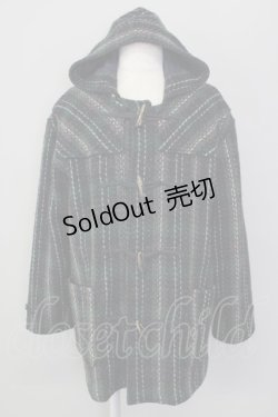 画像1: Karl Helmut / チェックフードダッフルコート T-23-10-05-012-EL-CO-HD-ZT-C037