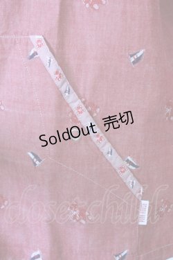 画像4: 【SALE】PINK HOUSE / くまさん&旗刺繍半袖フードブラウス T-23-10-08-029-LO-BL-HD-ZT117