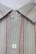 画像6: 【SALE】Karl Helmut / カラーストライプシャツ T-23-10-09-003-EL-BL-HD-ZT242 (6)