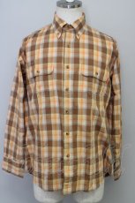 画像1: 【SALE】Karl Helmut / チェック&内側ワッペンシャツ T-23-10-09-004-EL-BL-HD-ZT242 (1)