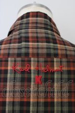 画像3: 【SALE】Karl Helmut / ロゴワッペンシャツ T-23-10-09-006-EL-BL-HD-ZT242 (3)