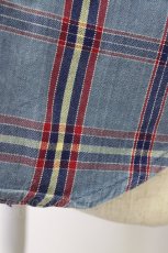 画像4: 【SALE】Karl Helmut / サイドチェックシャツ T-23-10-09-007-EL-BL-HD-ZT242 (4)