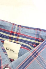 画像6: 【SALE】Karl Helmut / サイドチェックシャツ T-23-10-09-007-EL-BL-HD-ZT242 (6)