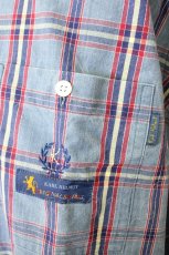 画像7: 【SALE】Karl Helmut / サイドチェックシャツ T-23-10-09-007-EL-BL-HD-ZT242 (7)