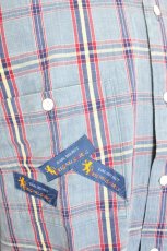 画像8: 【SALE】Karl Helmut / サイドチェックシャツ T-23-10-09-007-EL-BL-HD-ZT242 (8)