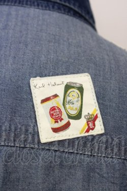 画像8: Karl Helmut / ネーム使いバイカラーシャツ T-23-10-09-008-EL-BL-HD-ZT242