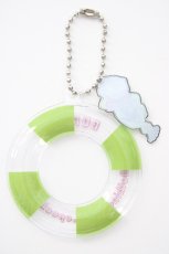画像2: 【SALE】NieR CLOTHING / 浮き輪キーホルダーガチャ　NieRちゃんホワイト T-23-10-27-057-PU-ZA-IG-ZT575-F001 (2)