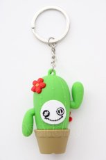 画像1: 【SALE】NieR CLOTHING / 3Dキーホルダー【さぼてん】 T-23-10-27-076-PU-ZA-IG-ZT575-F001 (1)