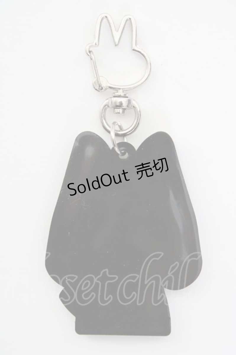 画像2: 【SALE】NieR CLOTHING / ラバーキーホルダー【モノクロ】 T-23-10-27-083-PU-ZA-IG-ZT575-F001 (2)