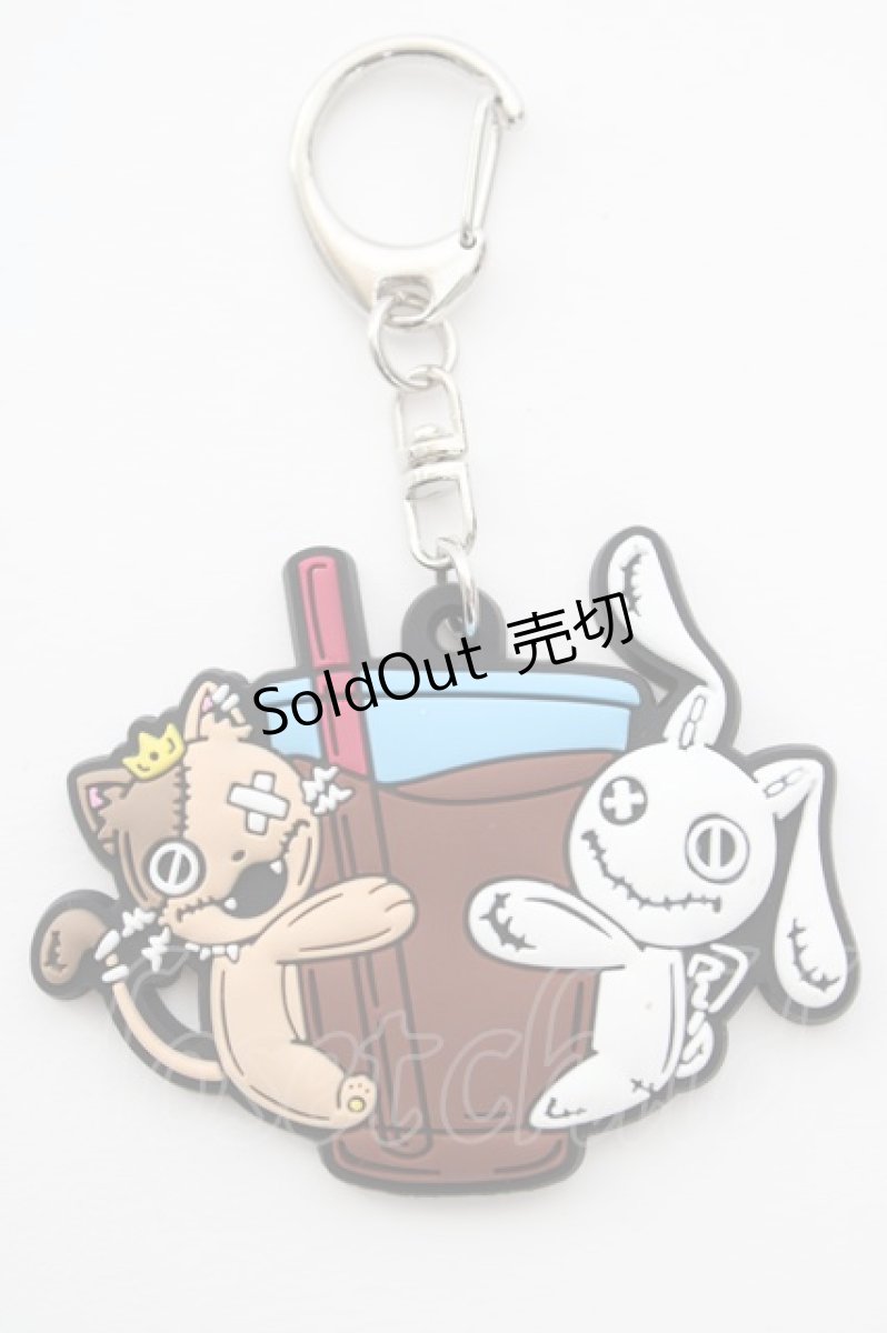 画像1: 【SALE】NieR CLOTHING / ラバーキーホルダー【コーヒー】 T-23-10-27-086-PU-ZA-IG-ZT575-F001 (1)