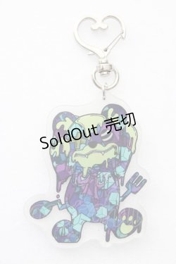 画像1: Meltyglow / アクリルキーホルダー【ブロックめるてぃ】 T-23-10-27-002-PU-ZA-IG-ZT274