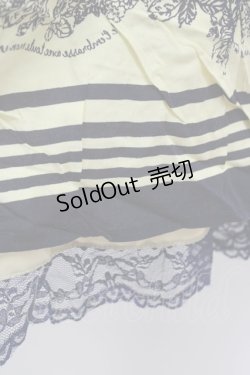 画像4: axes femme / 【タグ付き】メッセージ×ボーダースカート  イエロー T-23-11-30-054-AX-SK-IG-ZT302