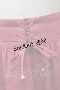 画像4: LODISPOTTO / フロントレースアップミディスカート  ピンク T-23-11-30-058-LO-SK-IG-ZT302