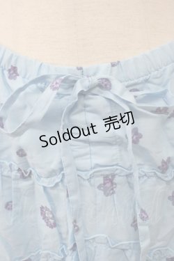画像3: axes femme / 水彩風スカート  サックス T-23-11-30-059-AX-SK-IG-ZT302