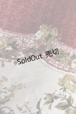 画像6: axes femme / レースアップローズドットワンピース  ワイン T-23-12-21-032-AX-OP-IG-ZT068