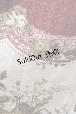 画像7: axes femme / レースアップローズドットワンピース  ワイン T-23-12-21-032-AX-OP-IG-ZT068