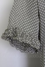 画像3: 【SALE】KANEKO ISAO / ドットシフォンワンピース  グレーＸアイボリー T-24-01-16-020-EL-OP-HD-ZT401 (3)