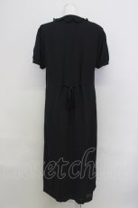 画像2: 【SALE】KANEKO ISAO / ニットレース襟ワンピース  黒 T-24-01-16-023-EL-OP-HD-ZT401 (2)