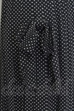 画像4: 【SALE】KANEKO ISAO / ドットリボンプリーツスカート  黒Ｘ白 T-24-01-16-031-EL-SK-HD-ZT401 (4)