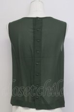 画像2: 【SALE】KANEKO ISAO / ハート香水瓶シフォンノースリーブトップス  グリーン T-24-01-16-005-EL-TO-HD-ZT372 (2)