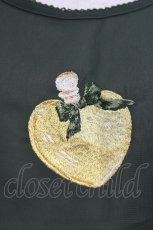 画像3: 【SALE】KANEKO ISAO / ハート香水瓶シフォンノースリーブトップス  グリーン T-24-01-16-005-EL-TO-HD-ZT372 (3)