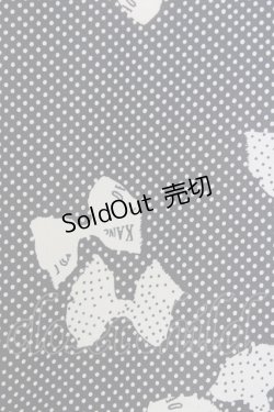 画像3: KANEKO ISAO / シルエットリボンドット半袖ブラウス  黒Xアイボリー T-24-01-16-006-EL-BL-HD-ZT372