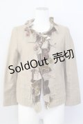 【SALE】Jane Marple Dans Le Saｌon / ビンテージベルベットリボンのシャネルジャケット M ベージュ T-24-01-17-025-JM-JA-IG-ZT404