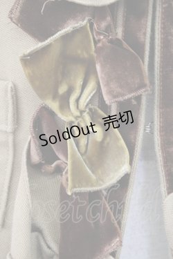 画像3: 【SALE】Jane Marple Dans Le Saｌon / ビンテージベルベットリボンのシャネルジャケット M ベージュ T-24-01-17-025-JM-JA-IG-ZT404