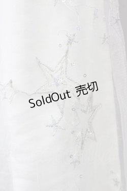 画像3: 【SALE】axes femme / お星さまチュール袖ニット  シロ T-24-01-17-003-AX-TO-IG-ZT126