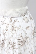 画像4: 【SALE】an another angelus / ストライプベルト付きフラワー柄スカート  オフシロ T-24-01-19-026-CA-SK-IG-ZT375 (4)