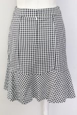 画像2: 【SALE】Franche Lippee / ギンガムスカート  クロ×シロ T-24-01-19-037-LO-SK-IG-ZT407 (2)
