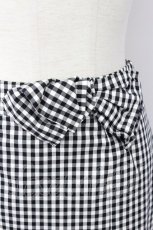 画像3: 【SALE】Franche Lippee / ギンガムスカート  クロ×シロ T-24-01-19-037-LO-SK-IG-ZT407 (3)