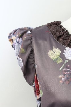 画像3: axes femme POETIQUE / ベルオトンヌ柄ワンピース  ブラウン T-24-01-19-020-AX-OP-IG-ZT400