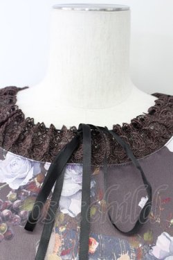 画像4: axes femme POETIQUE / ベルオトンヌ柄ワンピース  ブラウン T-24-01-19-020-AX-OP-IG-ZT400