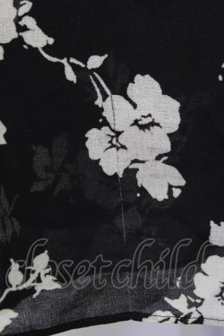 画像6: INGEBORG / 白&赤フラワー柄スカート S 黒X白X赤 T-24-01-20-026-LO-SK-HD-ZT018