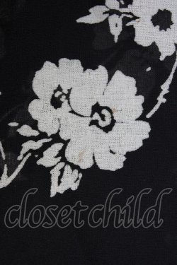 画像7: INGEBORG / 白&赤フラワー柄スカート S 黒X白X赤 T-24-01-20-026-LO-SK-HD-ZT018