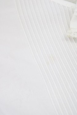 画像6: INGEBORG / フロントリボン半袖ブラウス  白 T-24-01-20-014-LO-BL-HD-ZT004