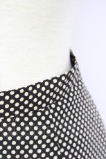 画像3: 【SALE】INGEBORG / ドットスカート  黒Ｘアイボリー T-24-01-21-023-LO-SK-HD-ZT032 (3)
