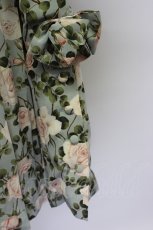 画像4: 【SALE】INGEBORG / 薔薇総柄裾リボンスカート  サックスＸピンク T-24-01-21-040-LO-SK-HD-ZT056 (4)