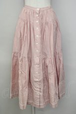 画像1: 【SALE】INGEBORG / 細ギンガムスカート  ピンクＸ白チェック T-24-01-21-042-LO-SK-HD-ZT055 (1)