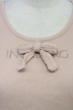 画像3: INGEBORG / ロゴ刺繍半袖トップス  ピンク T-24-01-21-010-LO-TO-HD-ZT026