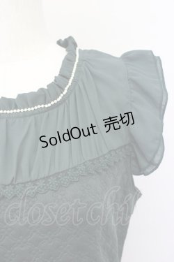 画像5: 【SALE】axes femme / デザインキルトシフォン切替ワンピース  グリーン T-24-01-22-024-AX-OP-IG-ZT096