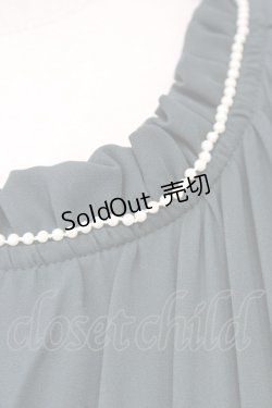 画像6: 【SALE】axes femme / デザインキルトシフォン切替ワンピース  グリーン T-24-01-22-024-AX-OP-IG-ZT096