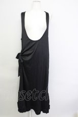 画像1: 【SALE】KANEKO ISAO / たくし上げジャンパースカート  黒 T-24-01-24-029-EL-OP-HD-ZT138 (1)