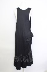 画像2: 【SALE】KANEKO ISAO / たくし上げジャンパースカート  黒 T-24-01-24-029-EL-OP-HD-ZT138 (2)