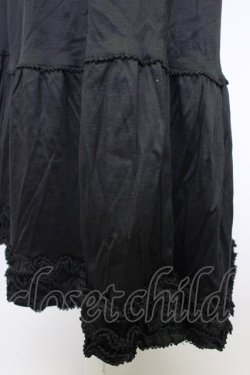 画像4: KANEKO ISAO / たくし上げジャンパースカート  黒 T-24-01-24-029-EL-OP-HD-ZT138