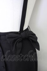画像3: 【SALE】INGEBORG / リボンサススカート  黒 T-24-01-24-031-LO-SK-HD-ZT140 (3)